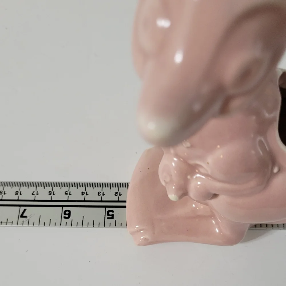 USA Pottery Kangaroo With Baby Planter